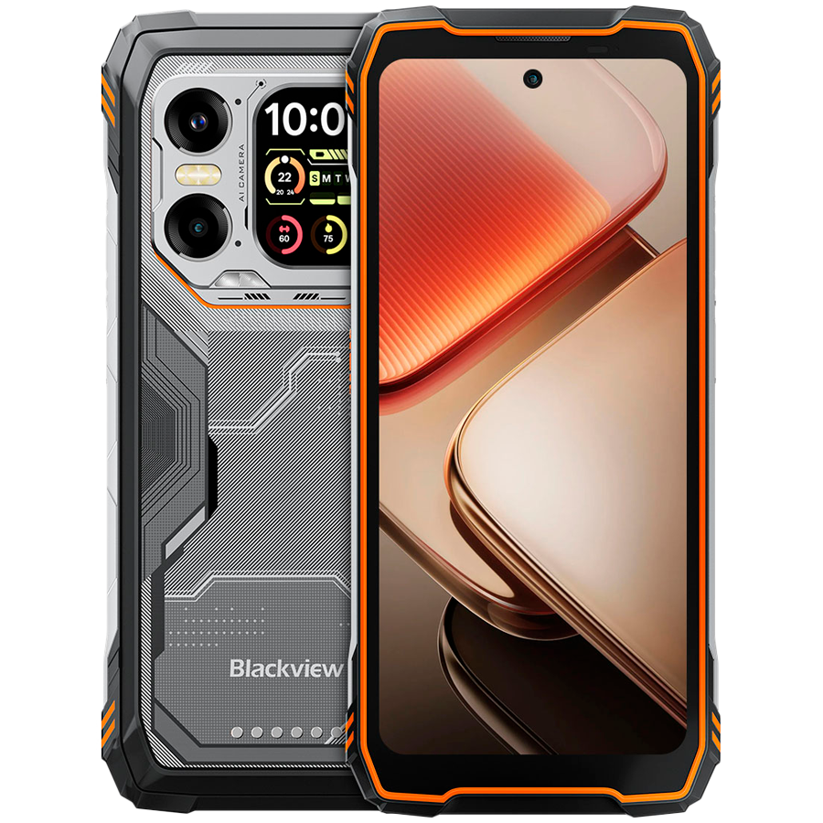 Смартфон BLACKVIEW XPLORE 1 Rugged BVXPLORE1_OR, 6.78" IPS 1080x2460 120Hz, MediaTek Dimensity 7050, 50MP+64MP, 16GB LPDDR5, 512GB, Android 15, 20000mAh 55W, 5G - BVXPLORE 1_OR - 1