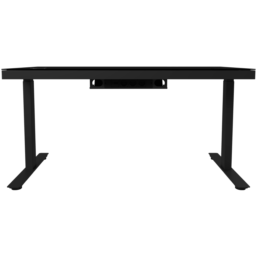 Геймърско бюро LORGAR Pro 80, 116см, двигателен регулируем за височина, RGB подсветка, безжично зареждане, 80кг натоварване - LRG-DP80G - 6