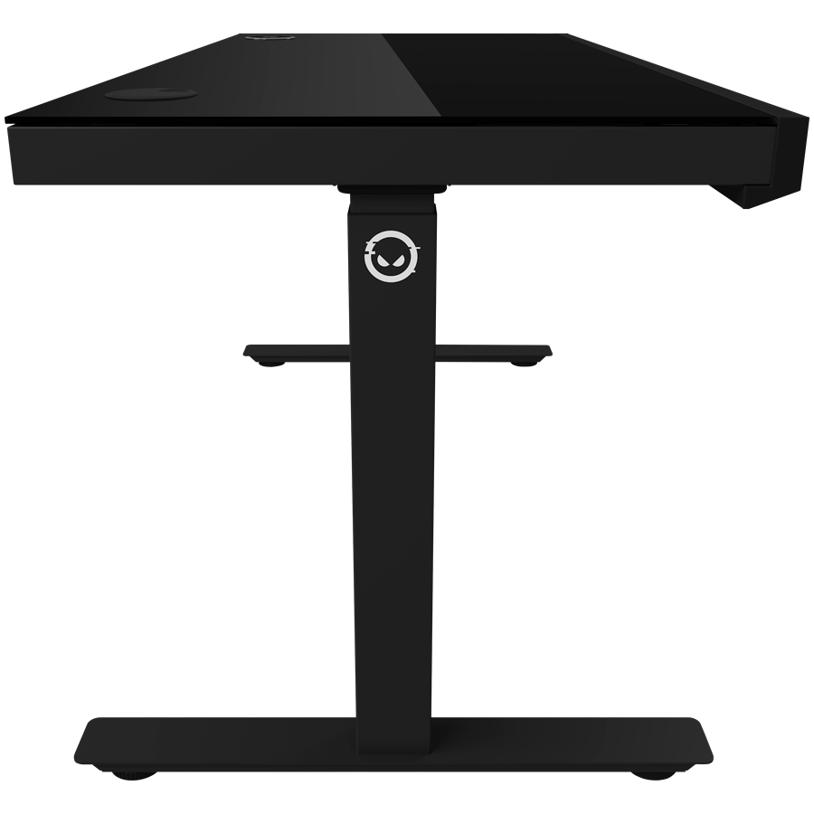 Геймърско бюро LORGAR Pro 80, 116см, двигателен регулируем за височина, RGB подсветка, безжично зареждане, 80кг натоварване - LRG-DP80G - 7