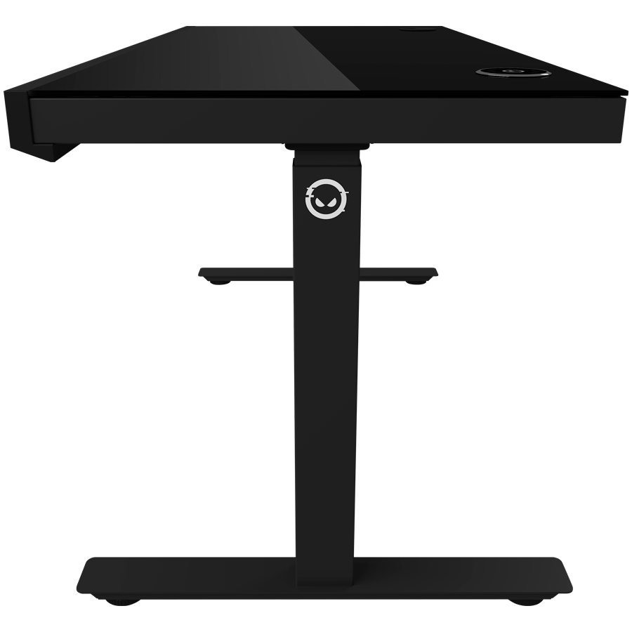Геймърско бюро LORGAR Pro 80, 116см, двигателен регулируем за височина, RGB подсветка, безжично зареждане, 80кг натоварване - LRG-DP80G - 8