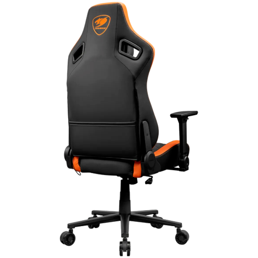 Геймърски стол COUGAR DEFENSOR F, Woven Fabric, 4D регулируеми подлакътници, Lumbar Arch, Black/Orange - CGR-DFF - 5