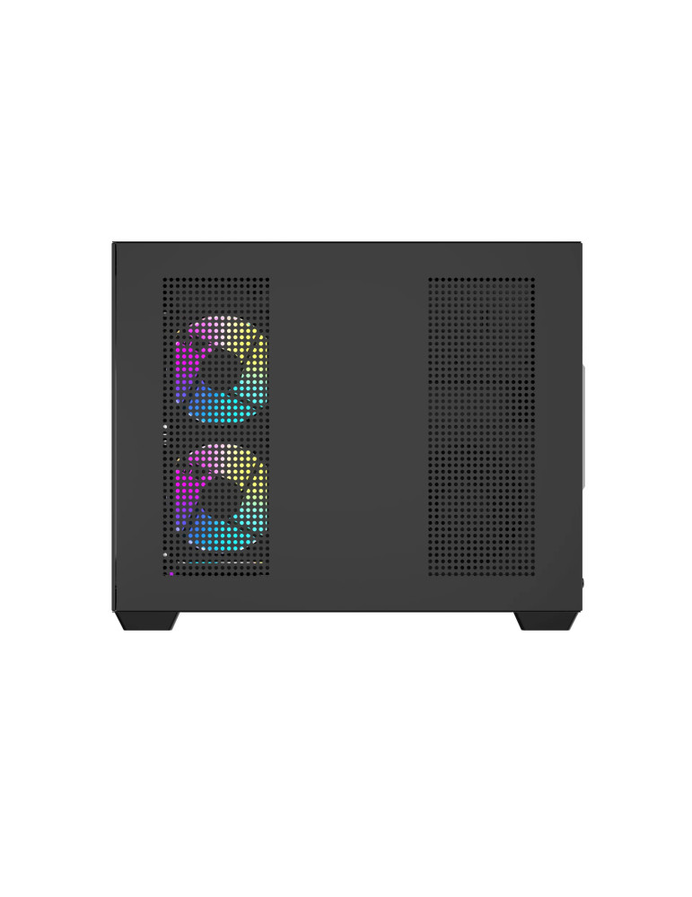 Кутия за компютър Darkflash B275 PRO, mATX Mini Tower, 6x120mm ARGB вентилатори, Tempered Glass - B275-PRO-6F-BK - 4