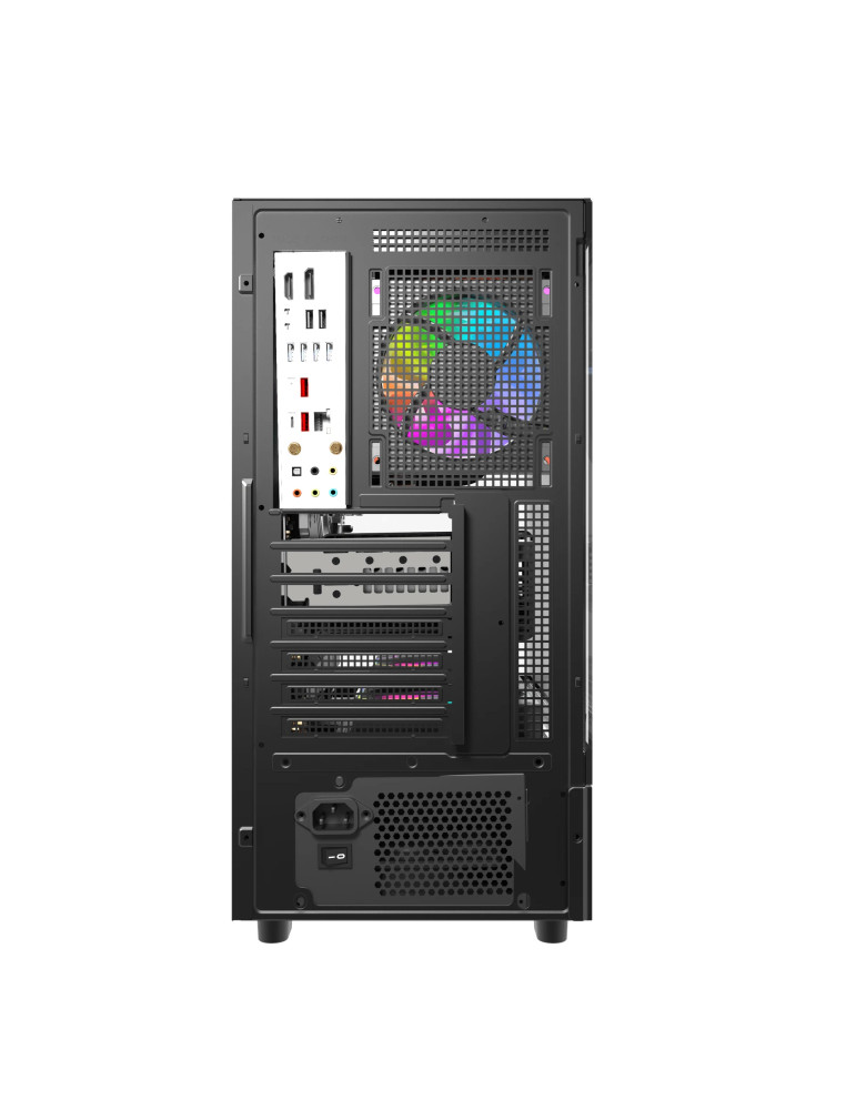 Кутия за компютър Darkflash DS950 Black, ATX Mid Tower, Tempered Glass, 6x 120mm A-RGB, 450x222x465mm - DS950-6F-BK - 5