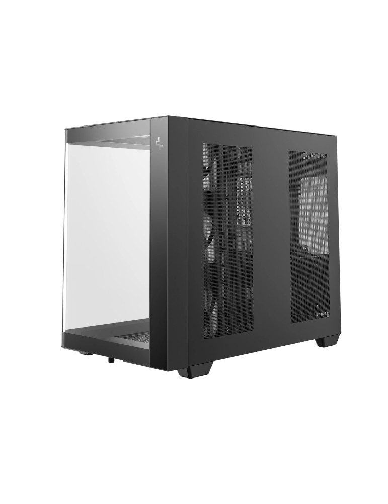 Кутия за компютър DeepCool CG530U, ATX/mATX/Mini-ITX, 4x120mm ARGB вентилатори, Tempered Glass, 7 слота разширение - R-CG530U-BKAGA4-G - 6