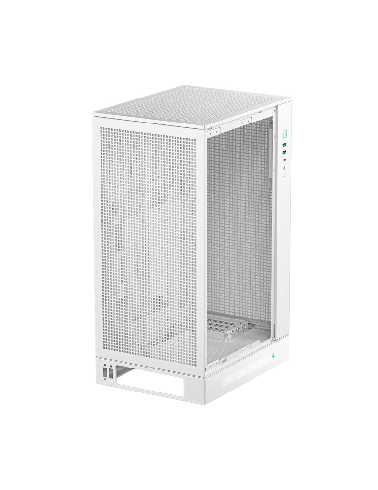 Кутия за компютър DeepCool CH270 DIGITAL WH, Mini Tower mATX, Tempered glass, Бял - R-CH270-WHNDM0-G-1 - 7