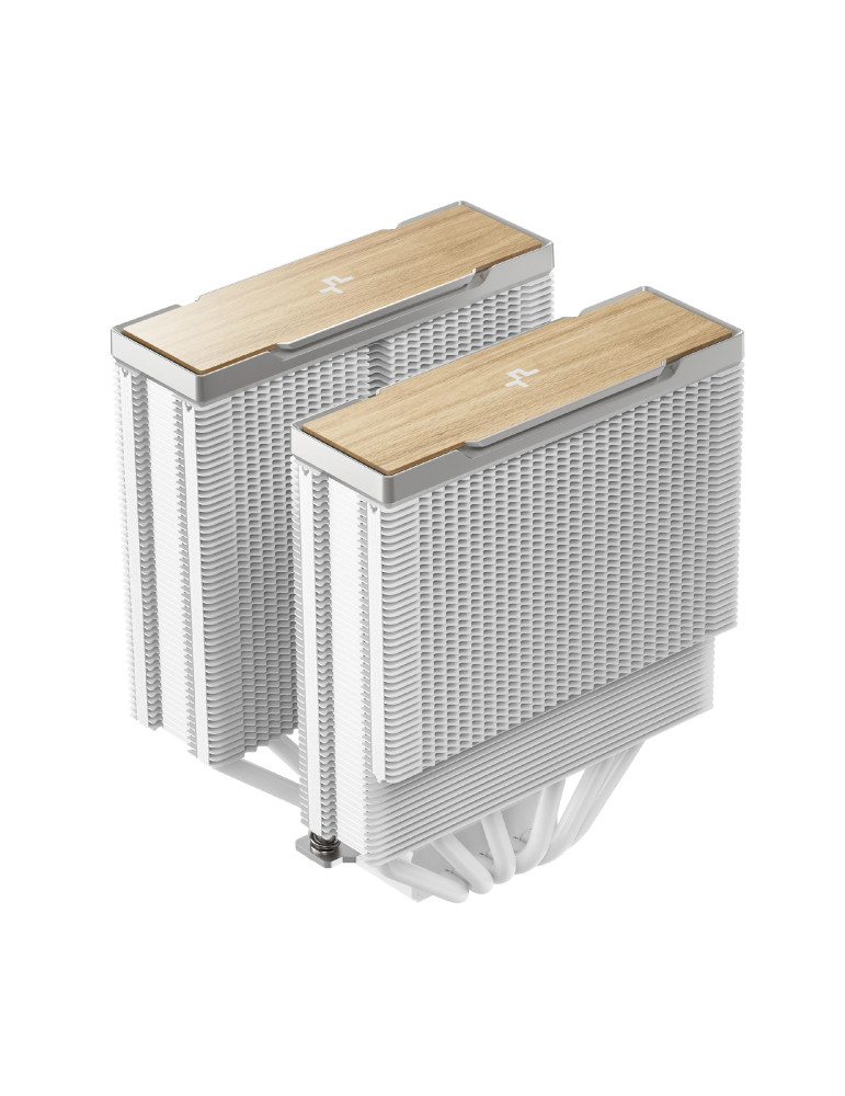 Охладител за процесор DeepCool AK620 G2 WH, 120x120x25mm, 2x вентилатора, LGA1700/AM5, въздушно охлаждане - R-AK620G2-WHNNMN-GJD - 6