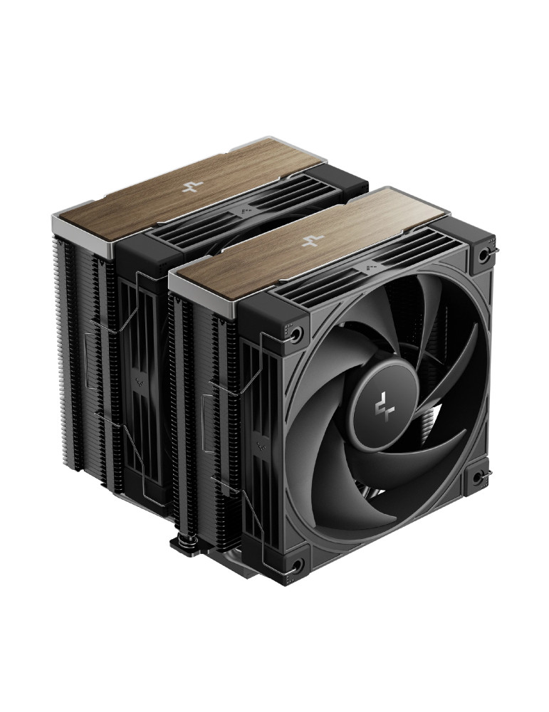 Охладител за процесор DeepCool AK620 G2, 120x120x25mm 2x вентилатор, Intel LGA1150/1151/1155/1156/1200/1700/1851, AMD AM4/AM5, Hydro bearing, 28.87dB - R-AK620G2-BKNNMN-GJD - 1