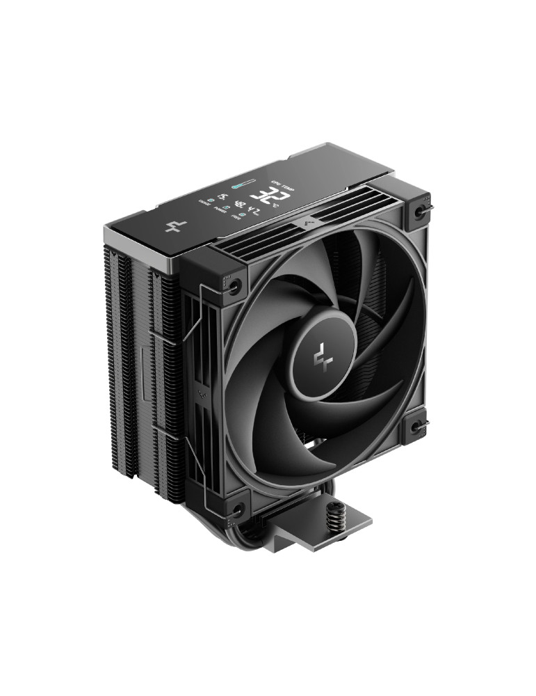 Охладител за процесор DeepCool AK400 G2 DIGITAL NYX, 120mm вентилатор, въздушно охлаждане, Hydro bearing, 500-2200 RPM, LGA1150/1151/1155/1156/1200/1700/1851/AM4/AM5 -R-AK400G2-BKNNMN-GJD-1 - 1