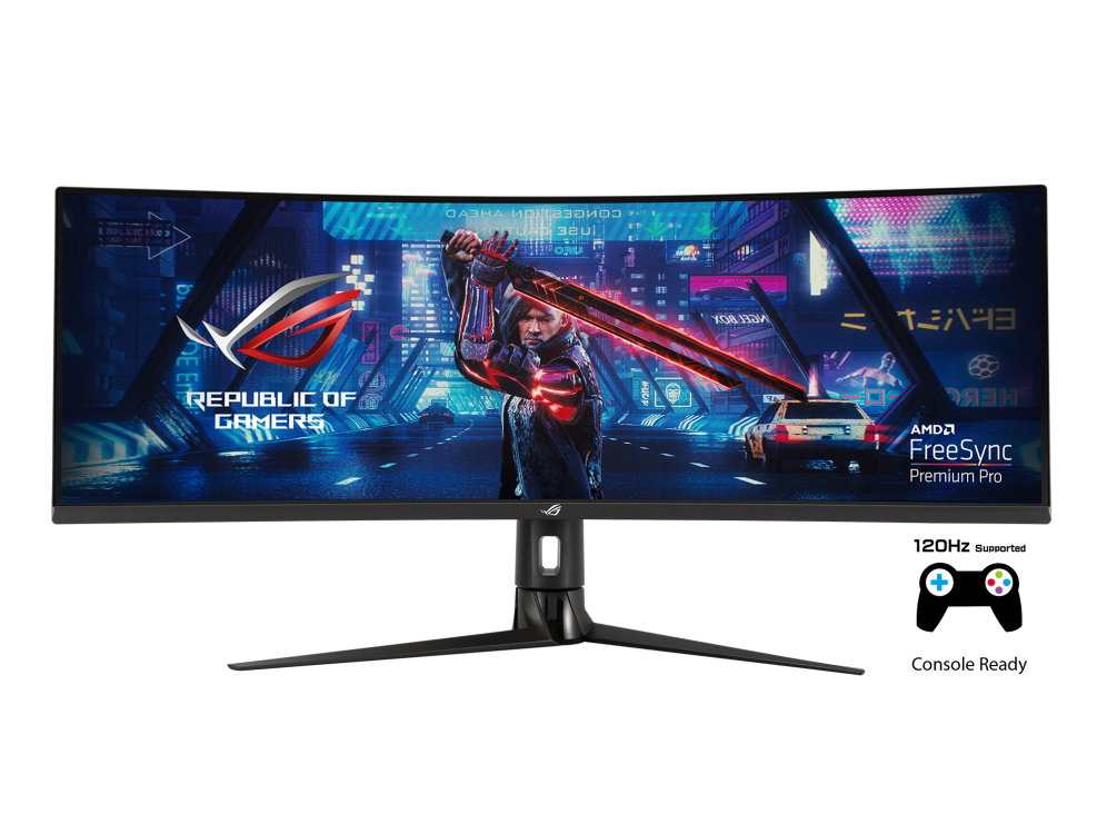 Монитор ASUS ROG STRIX XG49VQ, 49" VA 3840x1080 144Hz - 90LM04H0-B01170 - 1