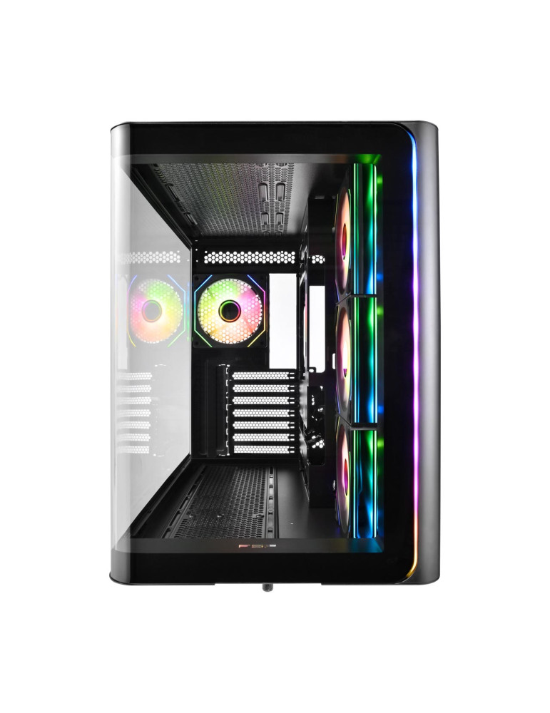 Кутия за компютър FORTRON M580-BA, ATX Mid Tower, 460x285x398mm, поддържа 3x120mm/140mm страни + 360mm радиатор, 7 слота разширение, черна - POC0000254 - 3