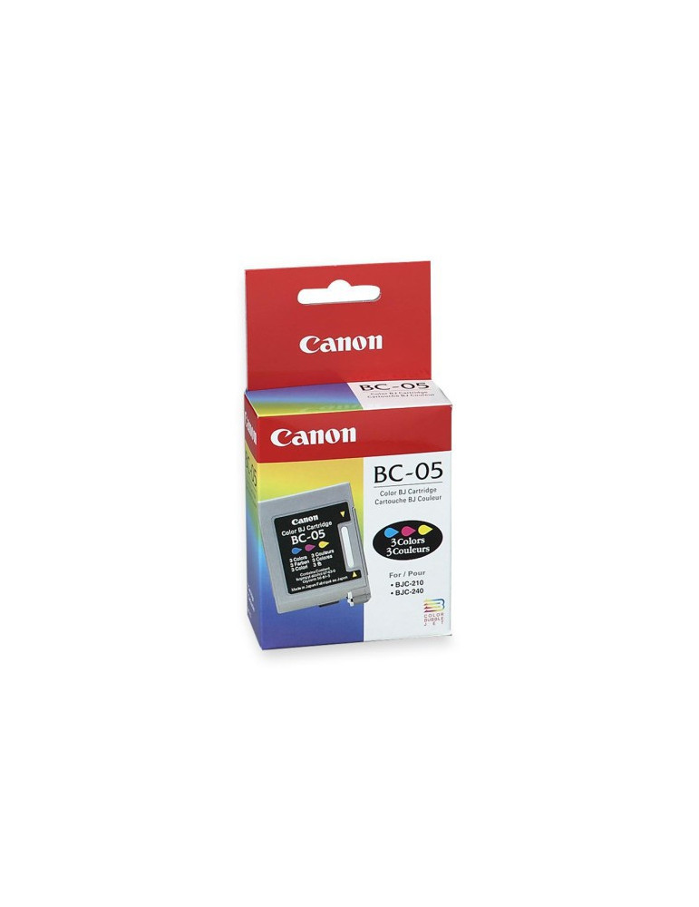 Мастилена касета CANON BC-05, цветна (жълта, циан, магента), 200ml, за BJC-210/BJC-240 - BEF45-0891500 - 1