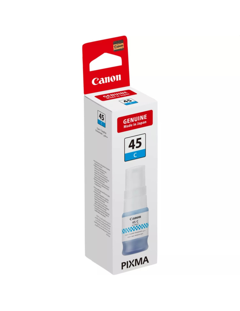 Мастило за принтер Canon GI-45 Cyan, 40ml, до 3000 страници - 6285C001AA - 1