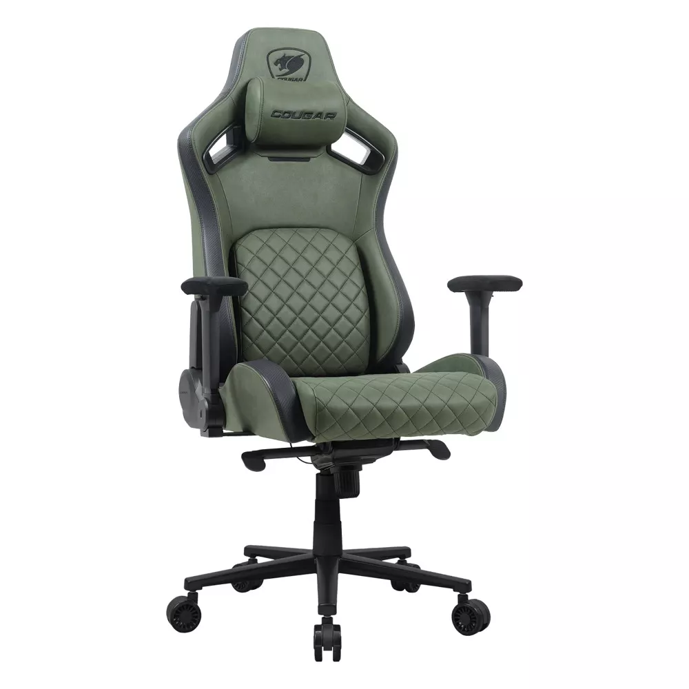 Геймърски стол COUGAR Defensor S Army Green F - CGR-DSF-GEB - 1