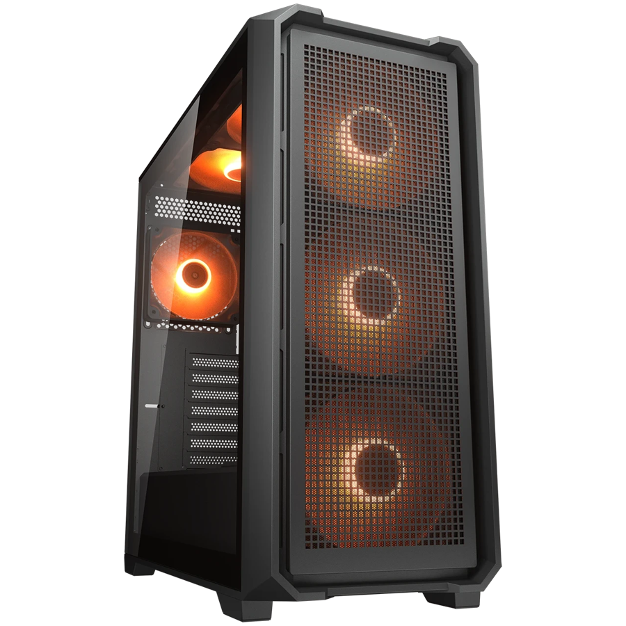 Компютърна кутия COUGAR MX600 Air, Mid Tower, ATX, Air Mesh, RGB - CGR-2SC9B-RGB
