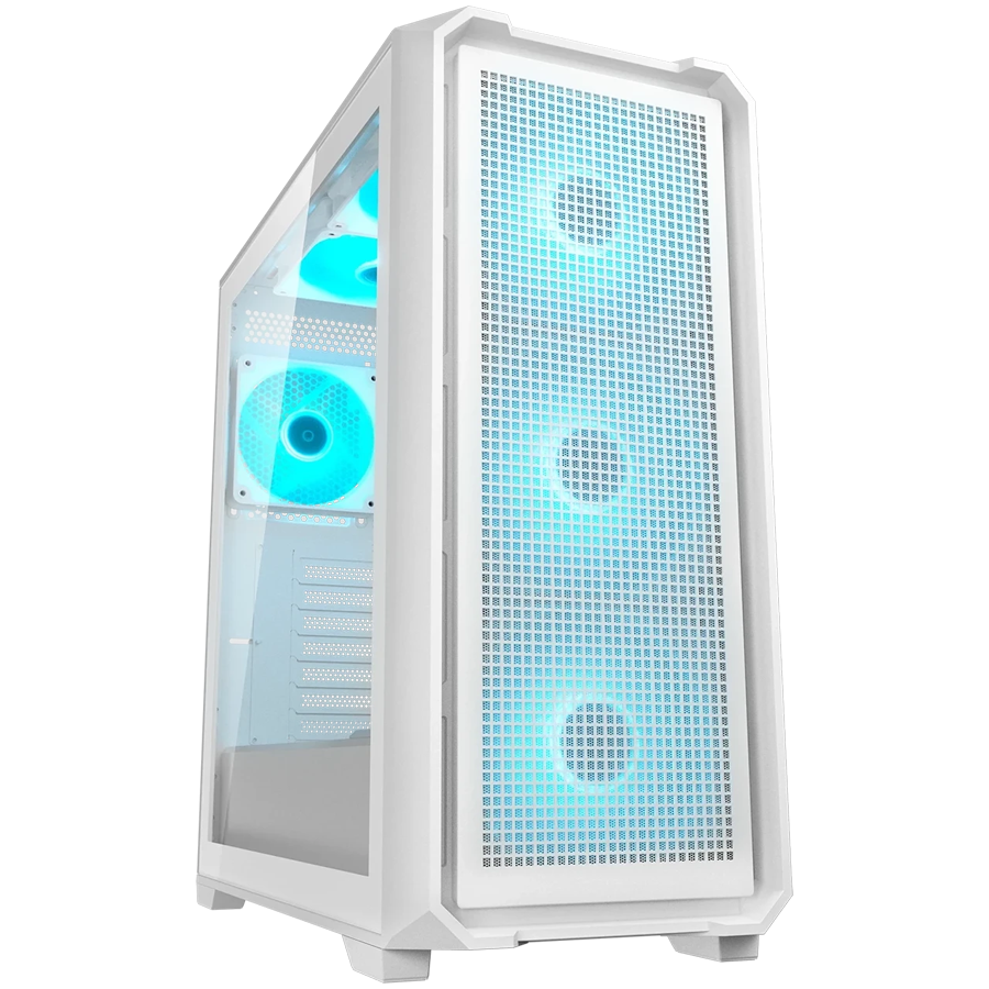 Компютърна кутия COUGAR MX600 Air Pro, Mid Tower, ATX, Бяла - CGR-2SC9W-PRO - 1