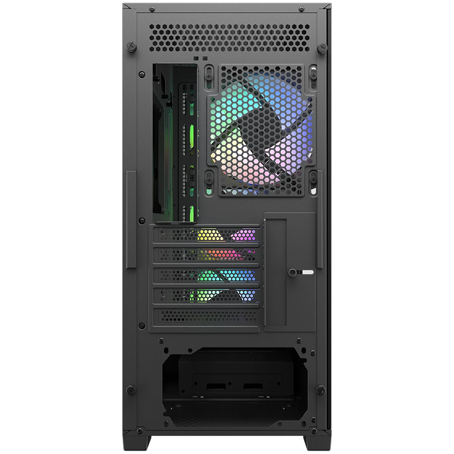 Компютърна кутия Cougar MX600 Mini V2 RGB, Mini Tower, черна - CGR-2TC9B-RGB - 6