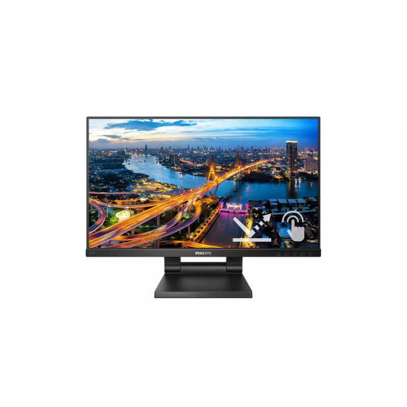 Монитор Philips 222B1TC/00, 21.5" IPS 1920x1080 Touch, 75Hz, 4ms, Adaptive Sync - 222B1TC/00 - 1