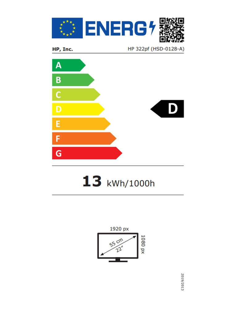 Монитор HP 322pf, 21.5" IPS 1920x1080 100Hz - 9U5B0UT - 6