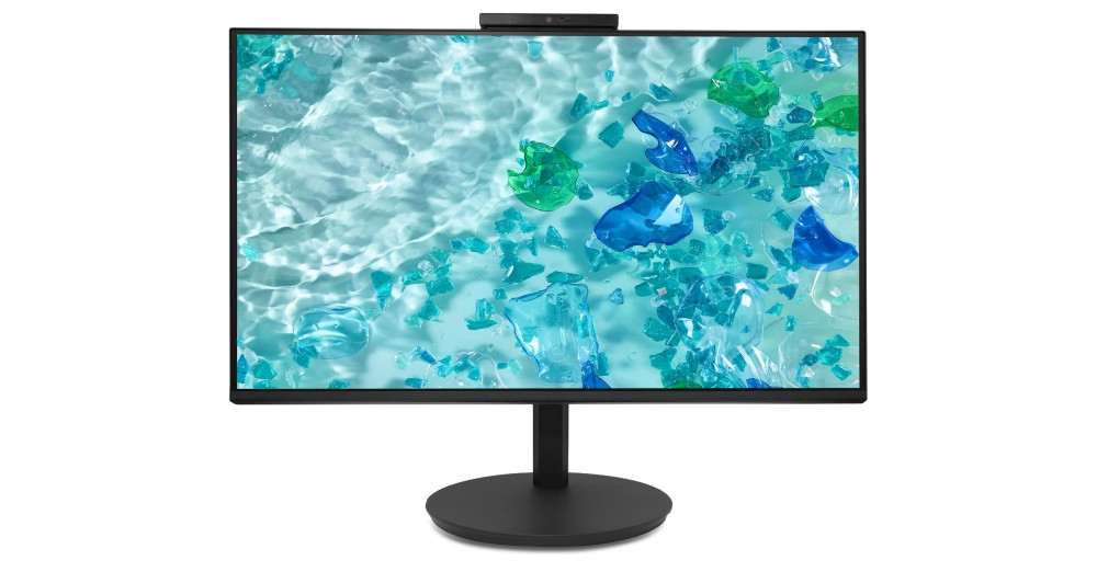 Монитор Acer Vero CB242YD6bmiprcx, 23.8" IPS 1920x1080 120Hz, 1ms, 250cd/m2, HDMI/DP/VGA, Webcam 5MP, AdaptiveSync - UM.QB2EE.601 - 1