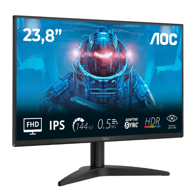 Монитор AOC 24B36X, 23.8" IPS 1920x1080 144Hz, Adaptive Sync, DisplayPort, HDMI - 2