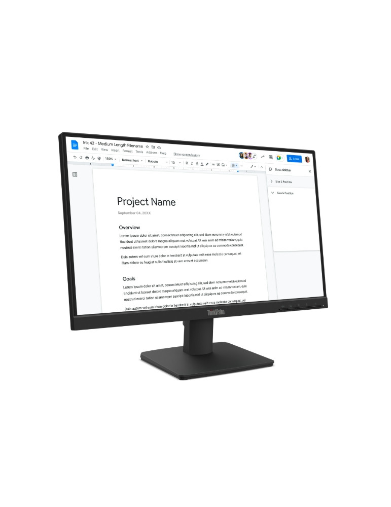 Монитор Lenovo ThinkVision S22-4e, 21.5" IPS 1920x1080, 100Hz, 4ms, 250cd/m2 - 64CBKAT6EU - 3