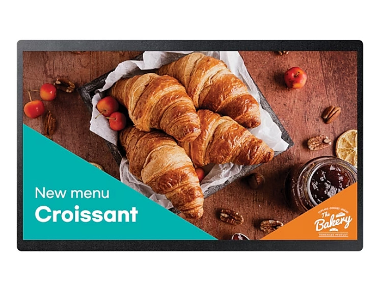 Монитор Samsung LFD QB24C, 23.8" ADS 1920x1080, Tizen 7.0, WiFi, Bluetooth - LH24QBCEBGCXEN - 1