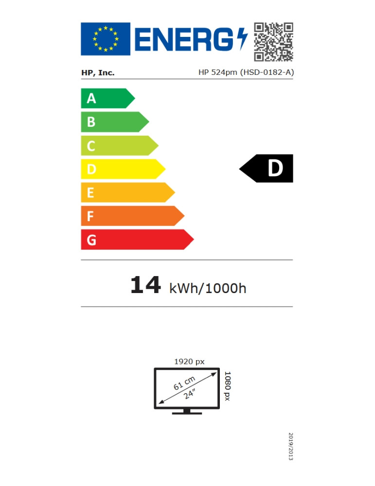 Монитор HP Series 5 Pro 524pm, 23.8" IPS 1920x1080 100Hz, 5MP камера, USB-C, RJ-45, 12W говорители - 9E0G9UT - 7