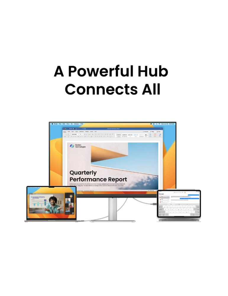 Монитор BenQ MA320U, 32" IPS 3840x2160, 60Hz, USB-C 90W, DisplayPort - 9H.LMXLB.QBE - 8