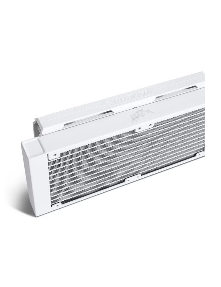 Водно охлаждане за процесор VALKYRIE A240 White, Течно охлаждане, 2x120mm вентилатора, 800-2300 RPM помпа, ARGB LED, Intel/AMD съвместима - VK-AIOA240W - 5