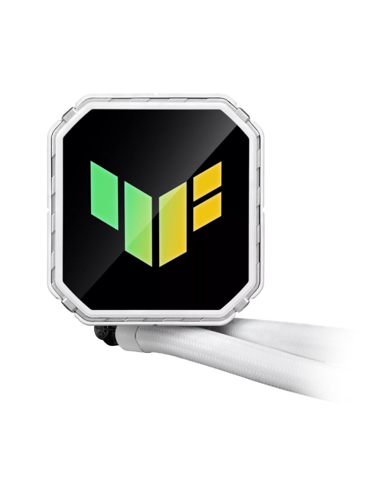 Водно охлаждане за процесор ASUS TUF Gaming LC III 360 ARGB, 360mm течно охлаждане, 3x120mm вентилатора, ARGB LED, съвместима с AMD AM5/AM4 и Intel LGA1851/1700/1200 - TUF-GAMING-LC-III-360-ARGB-WHITE - 7