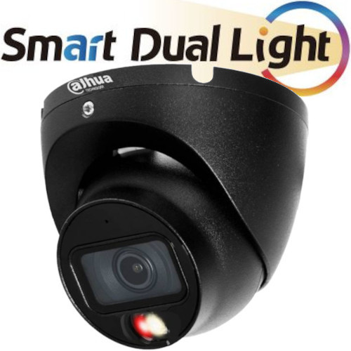 IP камера Dahua IPC-HDW1639T-A-IL-0280B-S6-BLACK, 5MP Eyeball, 2.8mm, микрофон, 30м IR - IPC-HDW1639T-A-IL-0280B-S6-BLACK - 2