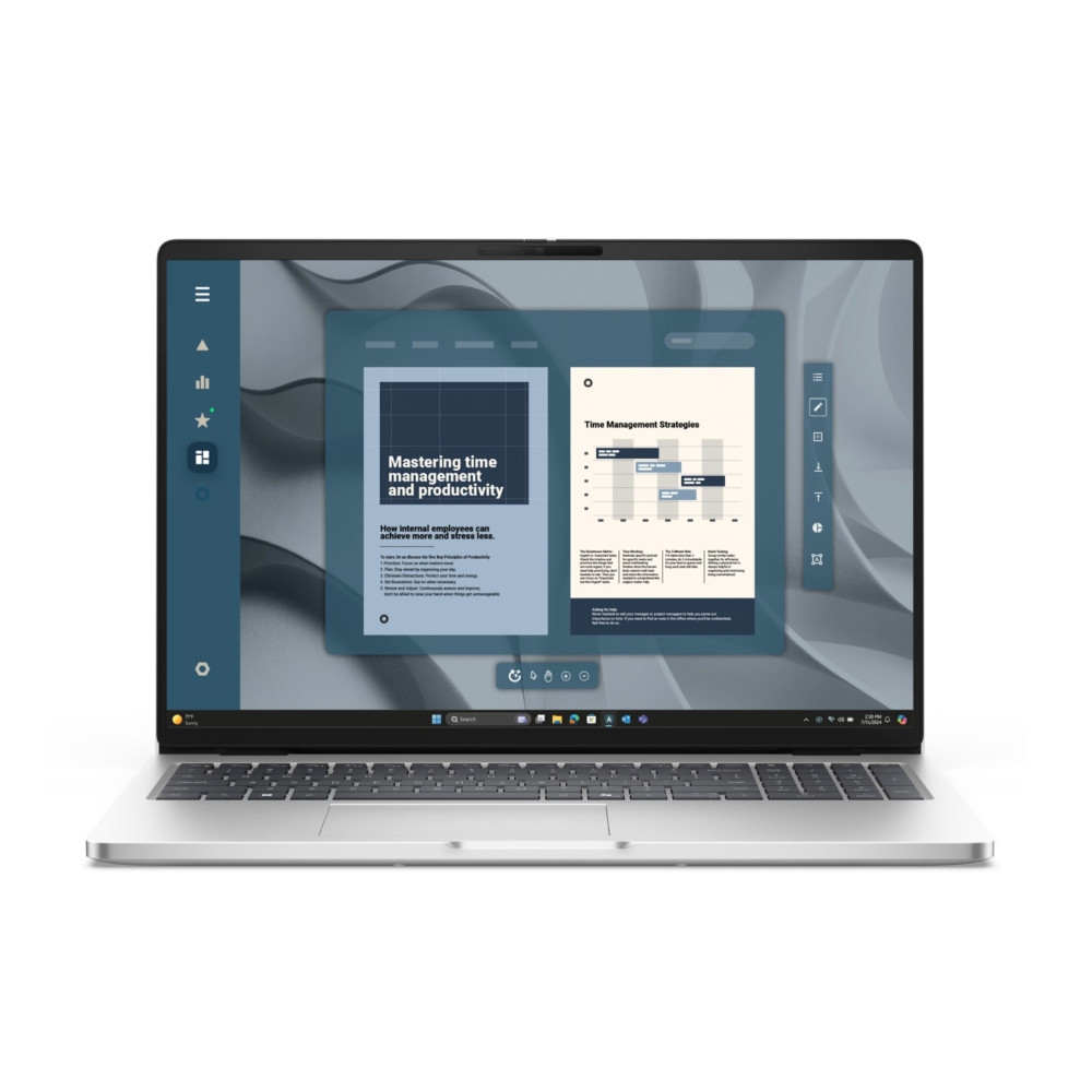 Лаптоп Dell Pro 16 PC16255, 16" IPS 1920x1200 Touch, AMD Ryzen AI 7 350, 32GB DDR5, 512GB SSD, Win 11 Pro - BTO604_PC16255_EMEA - 2