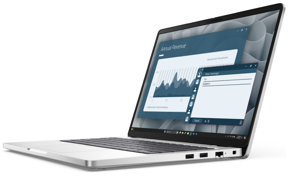 Лаптоп Dell Pro 14 PC14255, 14" FHD+ 1920x1200 IPS, AMD Ryzen AI 5 PRO 340, 16GB DDR5, 512GB SSD, Win 11 Pro - BTO601_PC14255_EMEA - 3