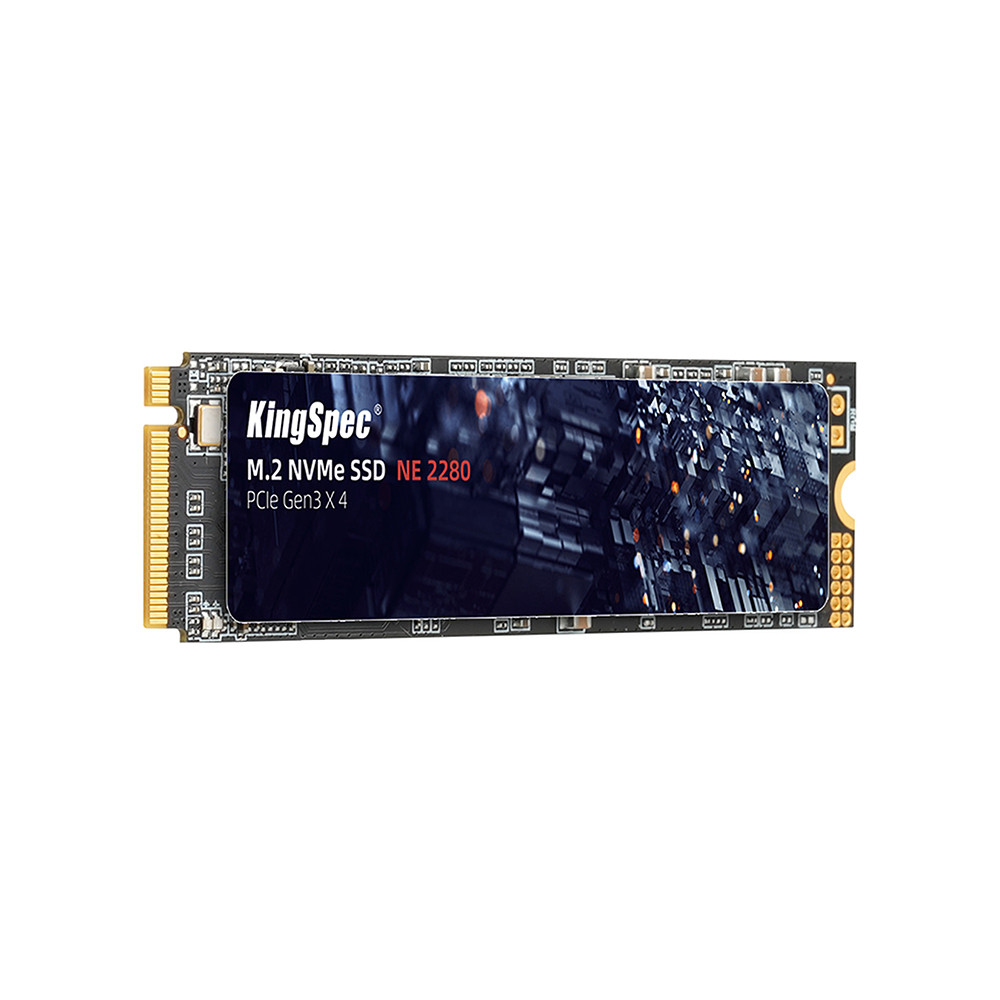 SSD диск KINGSPEC NE-1TB, 1TB NVMe M.2 PCIe Gen3 x4 2280, 3200/2000MB/s - 6950509983523 - 2