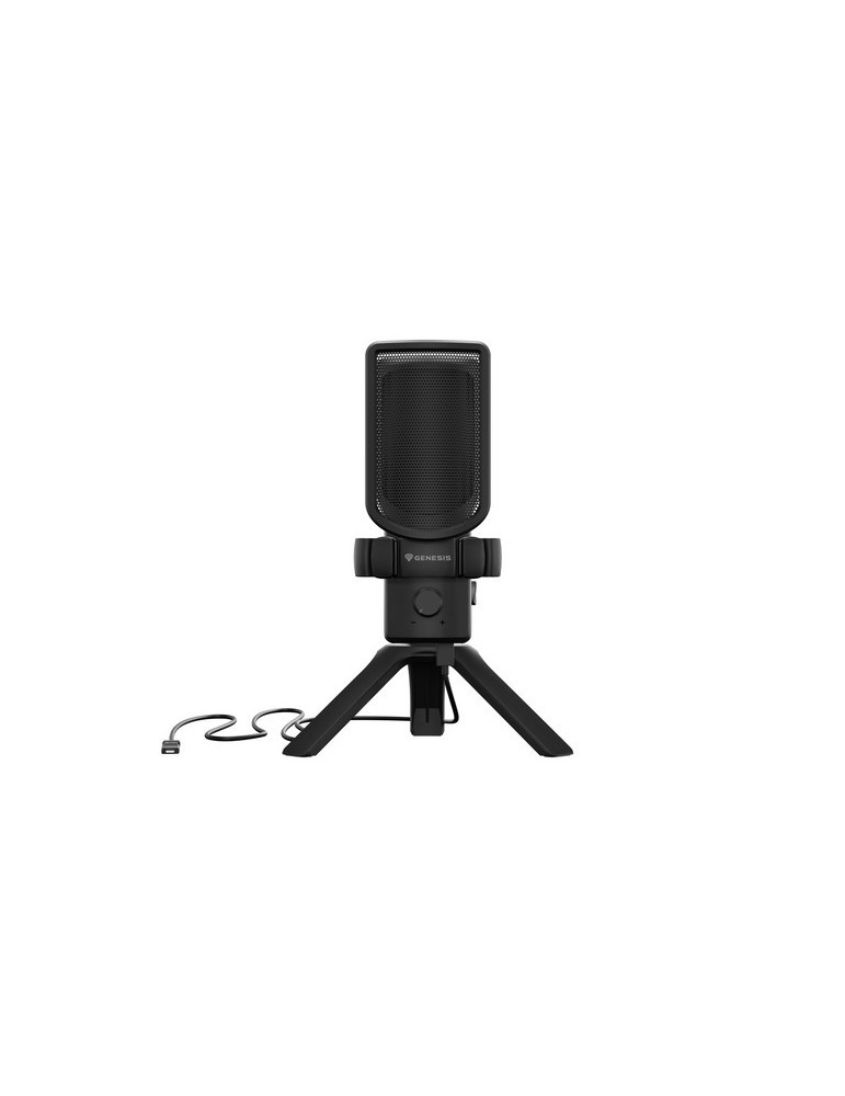 Микрофон Genesis Radium 250 USB, USB Type-C, Condenser Cardioid, 50-16000 Hz, Шумопотискане, Стойка, Черен - NGM-2352 - 4