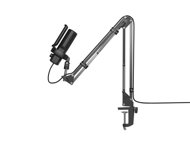 Микрофон Genesis Radium 251 USB, Condenser Cardioid, 50-16000Hz, USB Type-C, Черен - NGM-2354 - 4