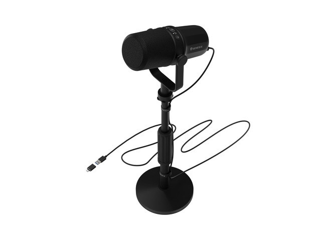 Микрофон Genesis Radium 750D Studio, USB/XLR, Condenser Cardioid, 50-14000Hz, Шумопотискане, Стойка - NGM-2290 - 1
