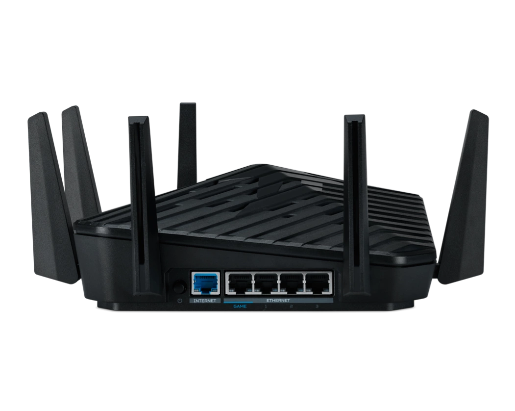 Рутер ACER Predator Connect W6, WiFi 6E (802.11ax), 2.4/5/6 GHz, 4x Gigabit LAN, USB, WPA3 - FF.G22WW.001 - 4