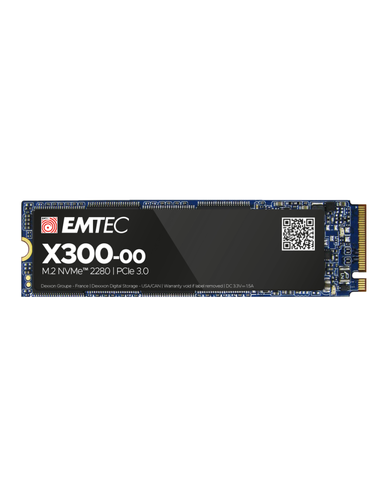 SSD диск EMTEC X300, 1TB NVMe M.2 PCIe 3.0, 3000/2500MB/s - ECSSD1TX300 - 1