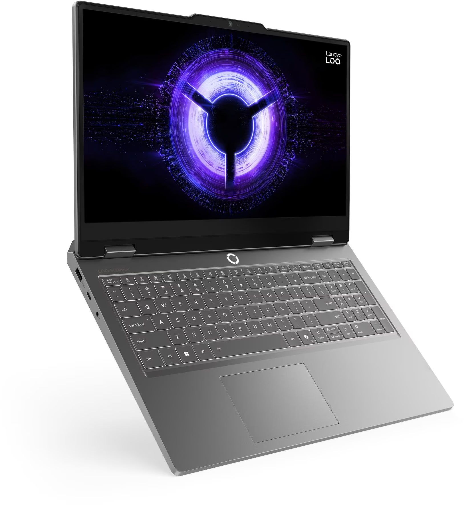 Лаптоп Lenovo LOQ Essential, 15.6" IPS 1920x1080 144Hz, AMD Ryzen 7 170, RTX 5050 8GB, 16GB DDR5, 512GB SSD, без ОС - 83VA000HBM - 1