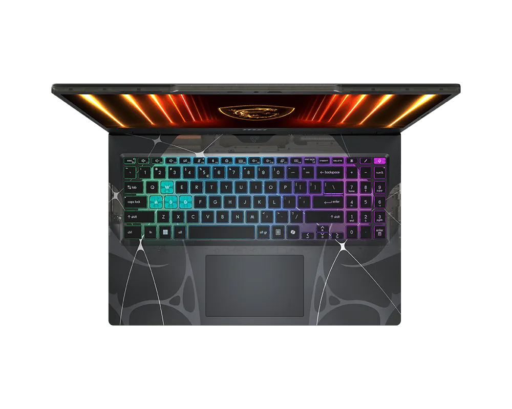 Лаптоп MSI CYBORG 15 B13WFKG-1008XBG, 15.6", Intel Core i7-13620H, RTX 5060 8GB, 16GB DDR5 и 512GB - 4
