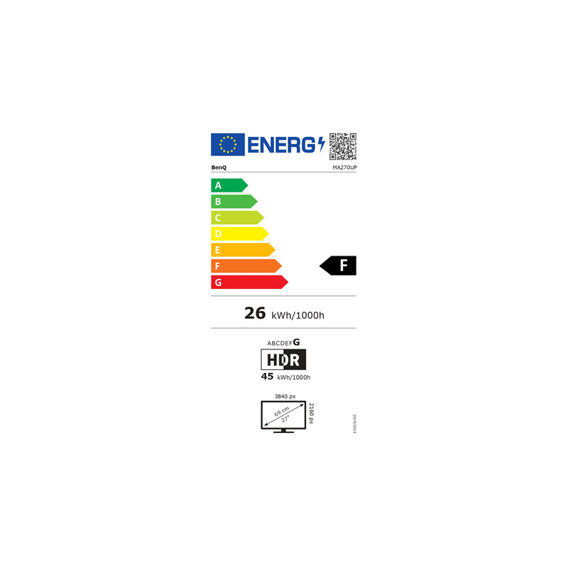 Монитор BenQ MA270UP, 27" 4K IPS - 9