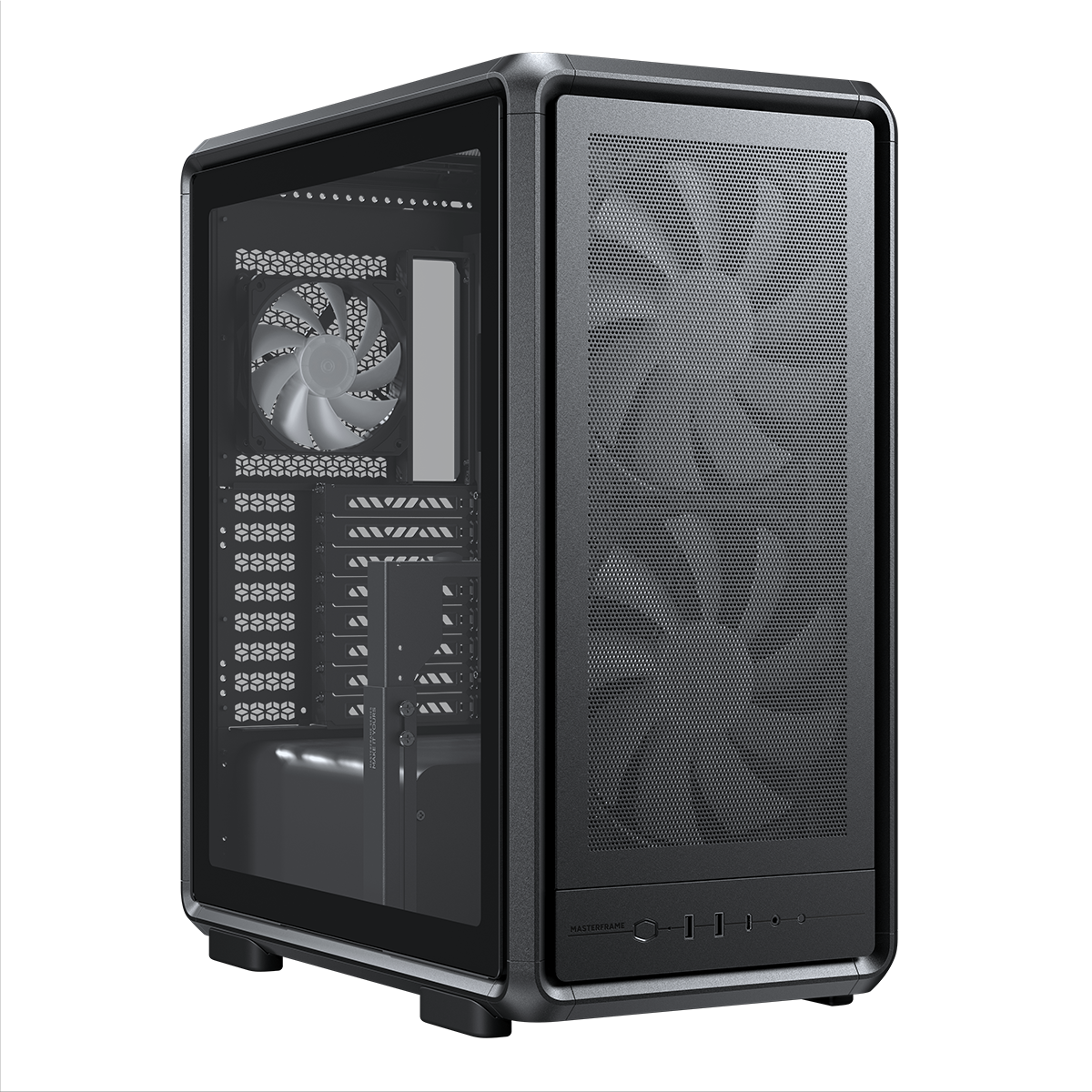 Кутия за компютър Cooler Master MasterFrame 500 Mesh, Middle Tower, Black, ARGB Hub - MF500M-KHNN-S01 - 2