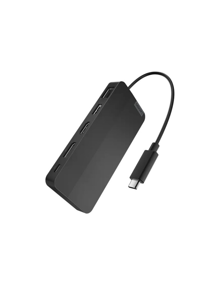 Докинг станция Lenovo USB-C Dual Display Travel Dock, HDMI 2.1 + DisplayPort 1.4 + Gigabit Ethernet - 40B90000WW - 3