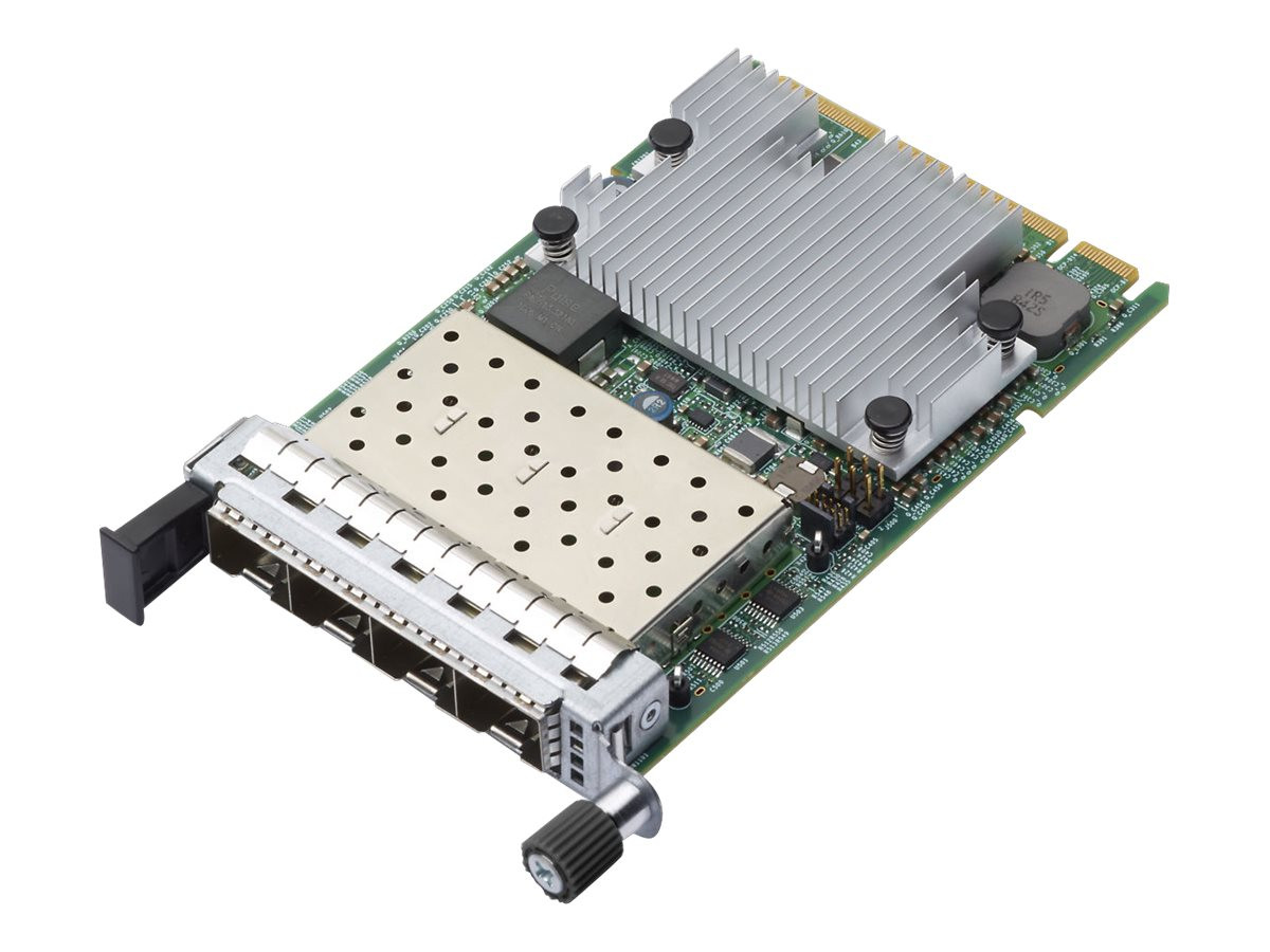 Мрежев адаптер LENOVO ThinkSystem Broadcom 57454, 4-портов 10/25GbE SFP28 OCP 3.0 - 4XC7A08242 - 1