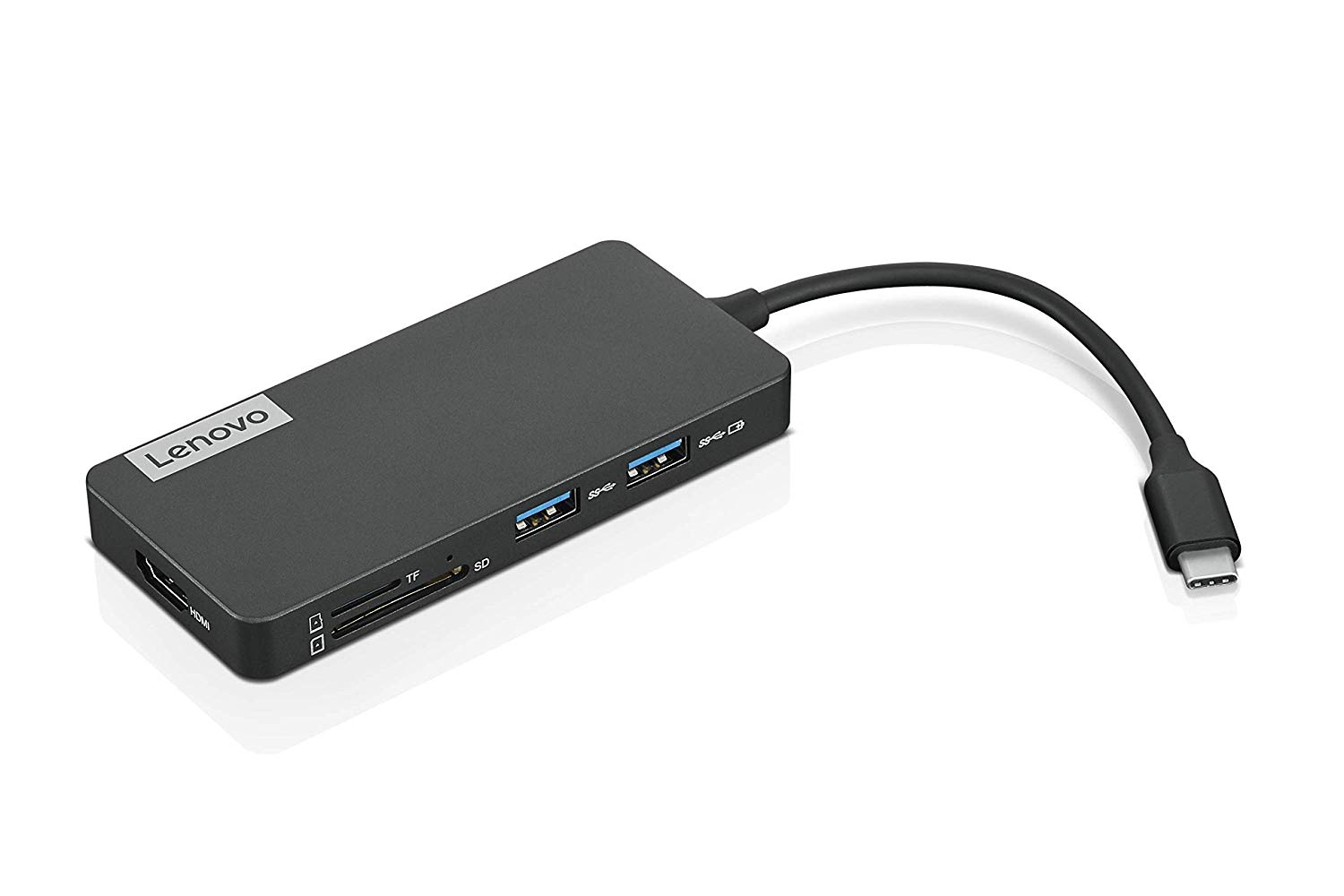 Док станция Lenovo USB-C 7-in-1 Hub, HDMI 4K 30Hz, 2x USB 3.0, SD/TF четец - GX90T77924 - 2