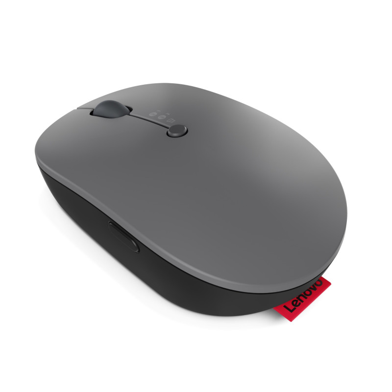 Безжична мишка LENOVO Go, 2400 DPI, Bluetooth 5.0/2.4 GHz, 3 устройства - 3