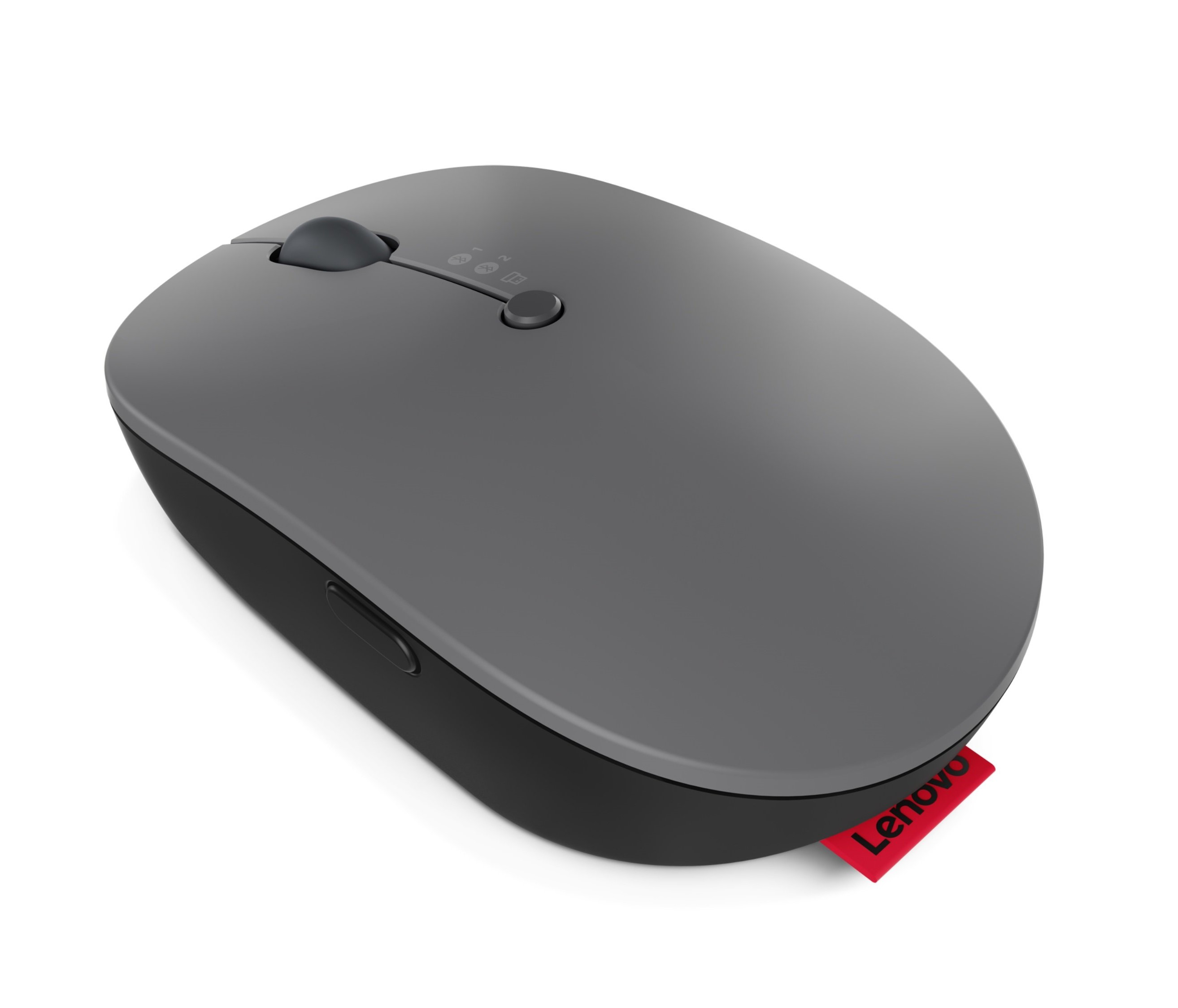 Безжична мишка LENOVO Go, 2400 DPI, Bluetooth 5.0/2.4 GHz, 3 устройства - 3
