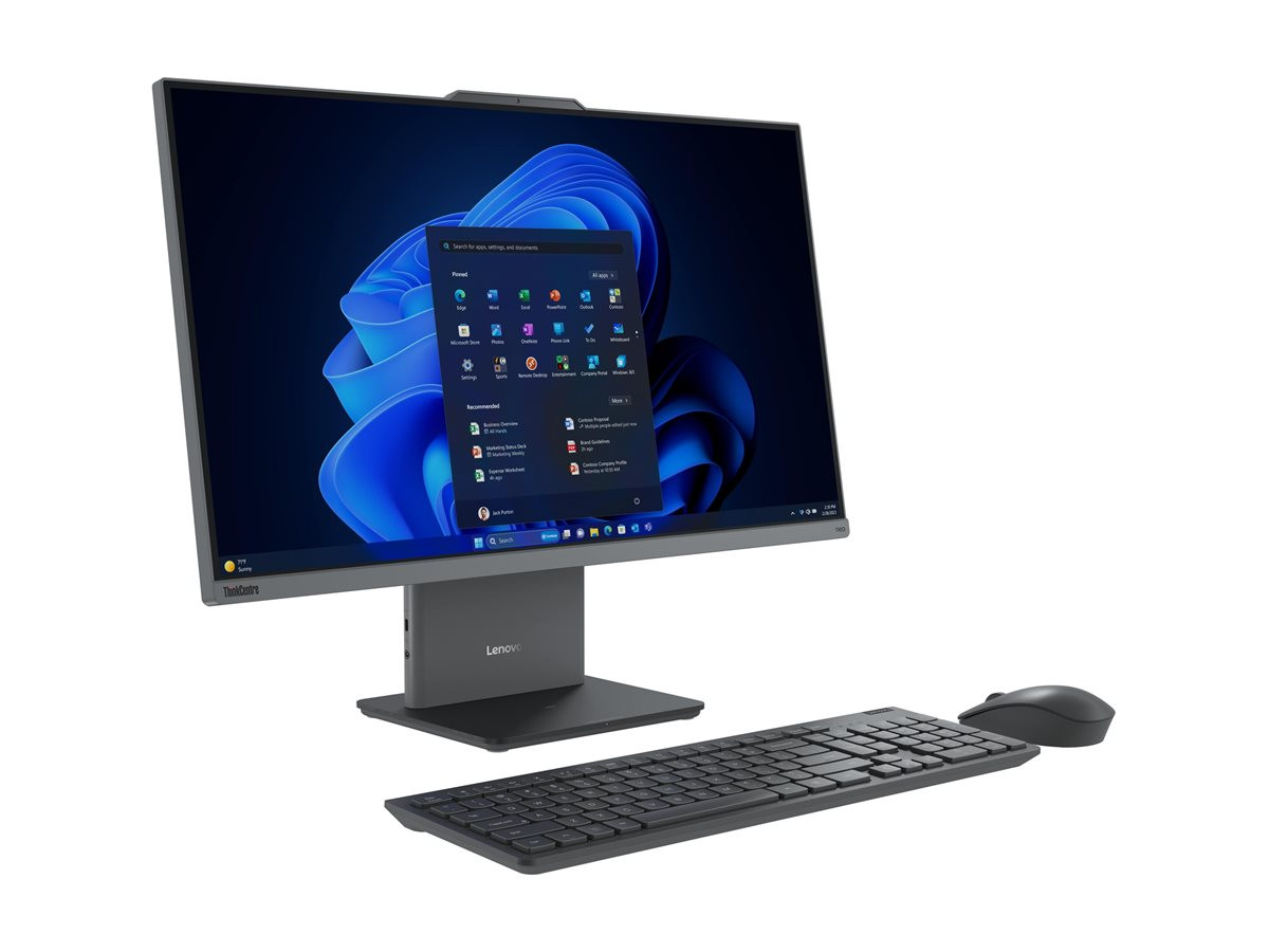 All in One компютър LENOVO ThinkCentre Neo 50a G5, 27" Full HD IPS, Intel Core i7-13620H, 16GB DDR5 5200MT/s, 512GB SSD, DOS - 12SA000BBL - 1