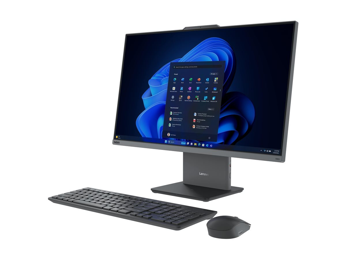 All in One компютър LENOVO ThinkCentre Neo 50a G5, 27" Full HD IPS, Intel Core i7-13620H, 16GB DDR5 5200MT/s, 512GB SSD, DOS - 12SA000BBL - 2